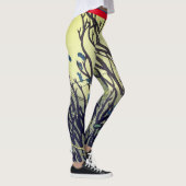 JAPANISCHER DRUCK VON BRANCHEN DRUCKTE LEGGINGS (Rechts)