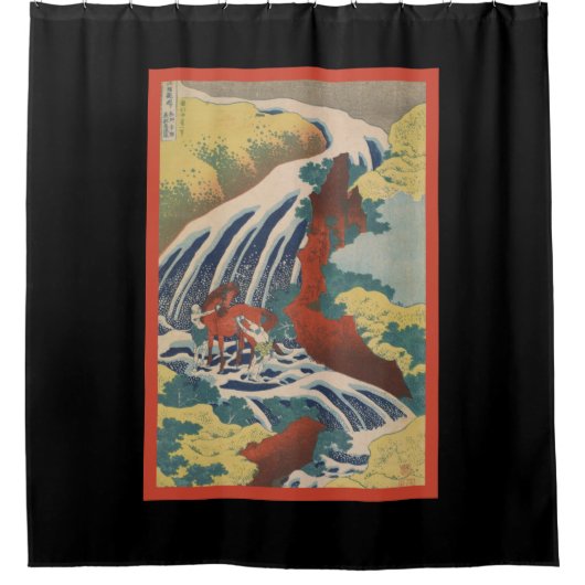 JAPANISCHER DRUCK WASSERFALL-Duschvorhang Duschvorhang (Vorderseite)
