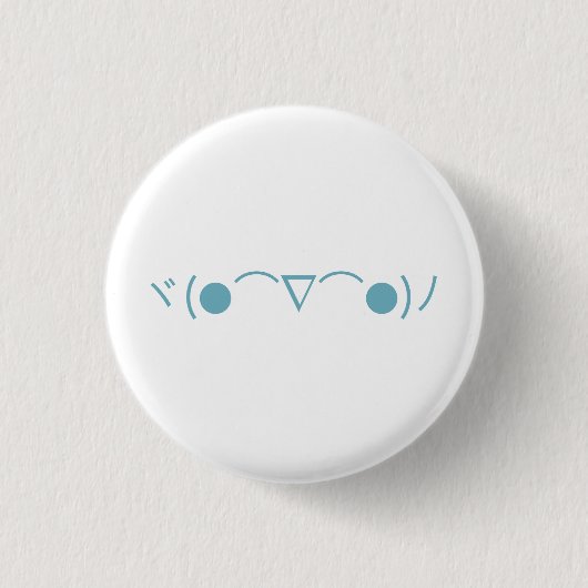 Japanischer Emoticon Button (Vorderseite)