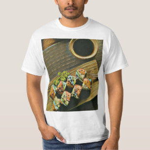 Japanischer Essen Sushi Liebhaber T-Shirt