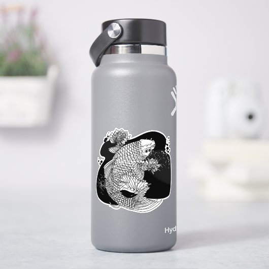 Japanischer Fisch Aufkleber (HydroFlask)