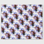 Japanischer Fisch Geschenkpapier (Flach)