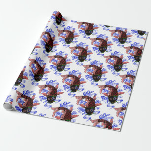 Japanischer Fisch Geschenkpapier