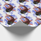 Japanischer Fisch Geschenkpapier (Ecke)