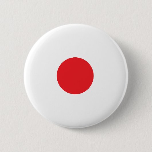 Japanischer Flaggenknopf Button (Vorderseite)