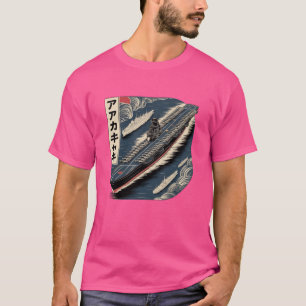 Japanischer Flugzeugträger Akagi Vintage T-Shirt 