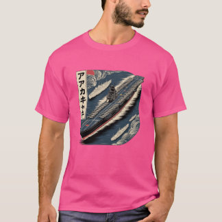 Japanischer Flugzeugträger Akagi Vintage T-Shirt