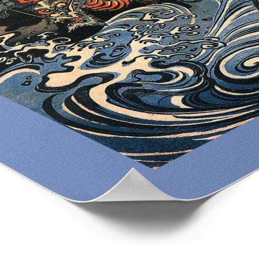 Japanischer Flying Dragon Poster (Ecke)