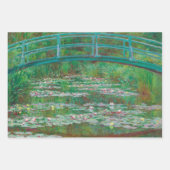 japanischer Footbridge Claude Monet Impressionist Geschenkpapier Set (Vorderseite 3)