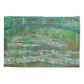 japanischer Footbridge Claude Monet Impressionist Kissenbezug (Rückseite)