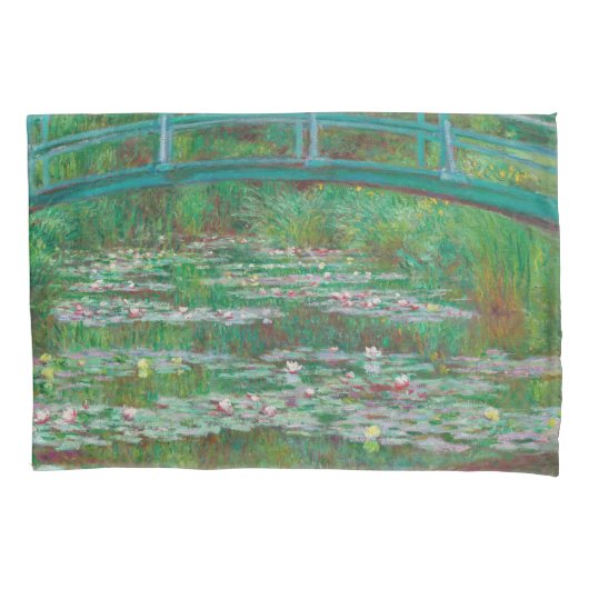 japanischer Footbridge Claude Monet Impressionist Kissenbezug (Vorderseite)