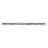 japanischer Footbridge Claude Monet Impressionist Satinband (Vorderseite)