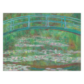 japanischer Footbridge Claude Monet Impressionist Tischdecke (Vorderseite (Horizontal))