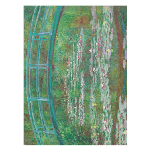 japanischer Footbridge Claude Monet Impressionist Tischdecke (Vorderseite)