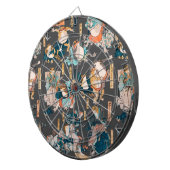 Japanischer Frog ukiyo-e Froggies Dartscheibe (Vorderseite rechts)