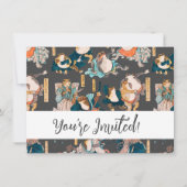 Japanischer Frog ukiyo-e Froggies Einladung (Vorderseite)