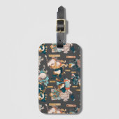 Japanischer Frog ukiyo-e Froggies Gepäckanhänger (Vorderseite Vertikal)