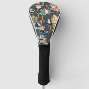 Japanischer Frog ukiyo-e Froggies Golf Headcover
