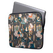 Japanischer Frog ukiyo-e Froggies Laptopschutzhülle (Vorderseite Links)