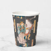 Japanischer Frog ukiyo-e Froggies Pappbecher (Rechts)