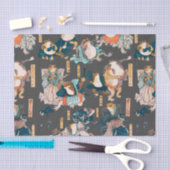 Japanischer Frog ukiyo-e Froggies Seidenpapier (Handwerk)