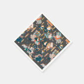 Japanischer Frog ukiyo-e Froggies Serviette (Ecke)