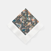 Japanischer Frog ukiyo-e Froggies Serviette (Ecke)