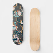 Japanischer Frog ukiyo-e Froggies Skateboard (Vorderseite)