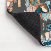 Japanischer Frog Woodblock Ukiyo-e-anime Held Mousepad (Ecke)