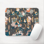 Japanischer Frog Woodblock Ukiyo-e-anime Held Mousepad (Mit Mouse)