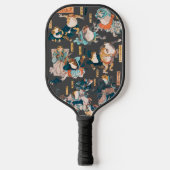 Japanischer Frog Woodblock Ukiyo-e-anime Held Pickleball Schläger (Vorderseite)