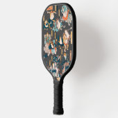 Japanischer Frog Woodblock Ukiyo-e-anime Held Pickleball Schläger (Links)