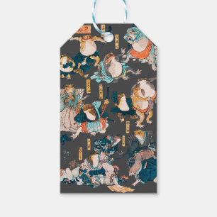 Japanischer Frosch-Holzschnitt Kuniyoshi Ukiyo-e Geschenkanhänger