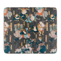 Japanischer Frosch-Holzschnitt Kuniyoshi Ukiyo-e