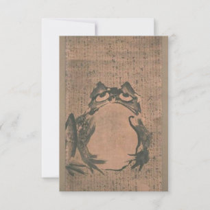 Japanischer Frosch Vintage Save The Date