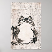 Japanischer Frosch von Getsuju Poster (Vorne)