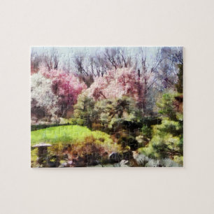 Japanischer Frühling Puzzle