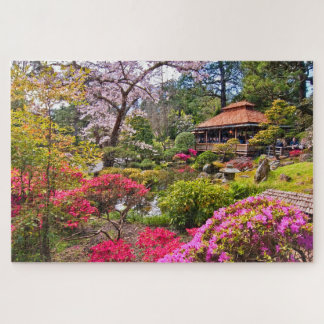 Japanischer Frühlingsgarten Puzzle
