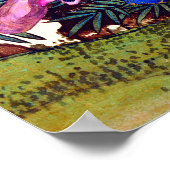 Japanischer Fungus auf Bamboo von Hayashi Rōen Poster (Ecke)