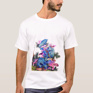 Japanischer Fungus auf Bamboo von Hayashi Rōen T-Shirt