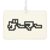 Japanischer Gamer ゲ Japan Sprache Nihongo Autolufterfrischer (Rückseite)