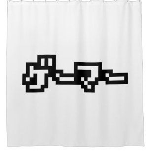 Japanischer Gamer ゲ Japan Sprache Nihongo Duschvorhang