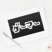 Japanischer Gamer ゲ Japan Sprache Nihongo Rechteckiger Aufkleber (Umschlag)