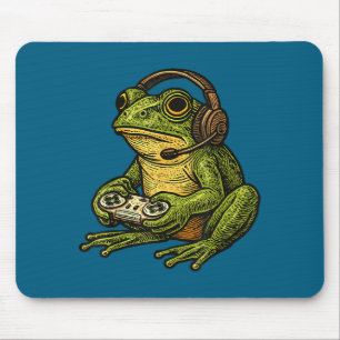 Japanischer Gamer Frosch Art Männer Frauen Jungen Mousepad