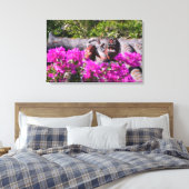 japanischer Gargoyle Leinwanddruck (Insitu (Schlafzimmer))