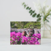 japanischer Gargoyle Postkarte (Stehend Vorderseite)