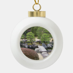 Japanischer Garten 日本庭園 Keramik Kugel-Ornament