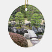 Japanischer Garten 日 本 庭 園 Keramik Ornament (Links)
