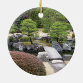 Japanischer Garten 日 本 庭 園 Keramik Ornament (Hinten)