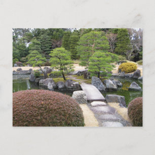 Japanischer Garten 日 本 庭 園 Postkarte